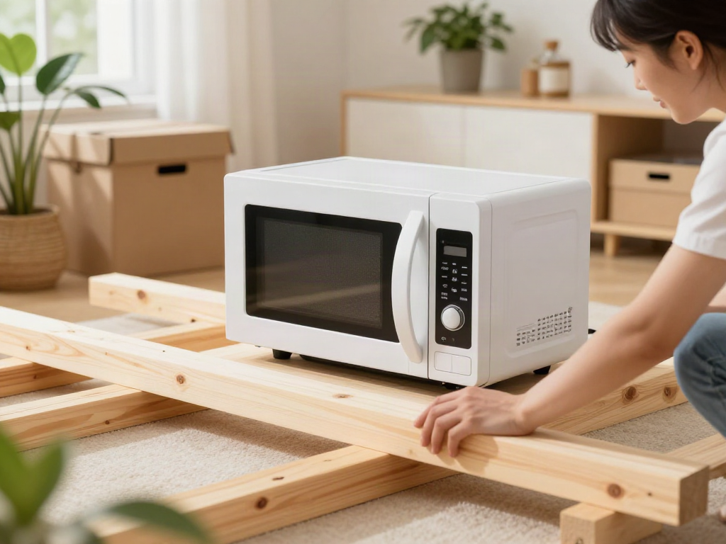 Traitement de bois Shashel® avec appareil à micro-ondes dans un environnement sûr et écologique